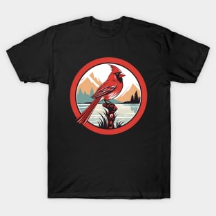 Red Cardinal bird T-Shirt